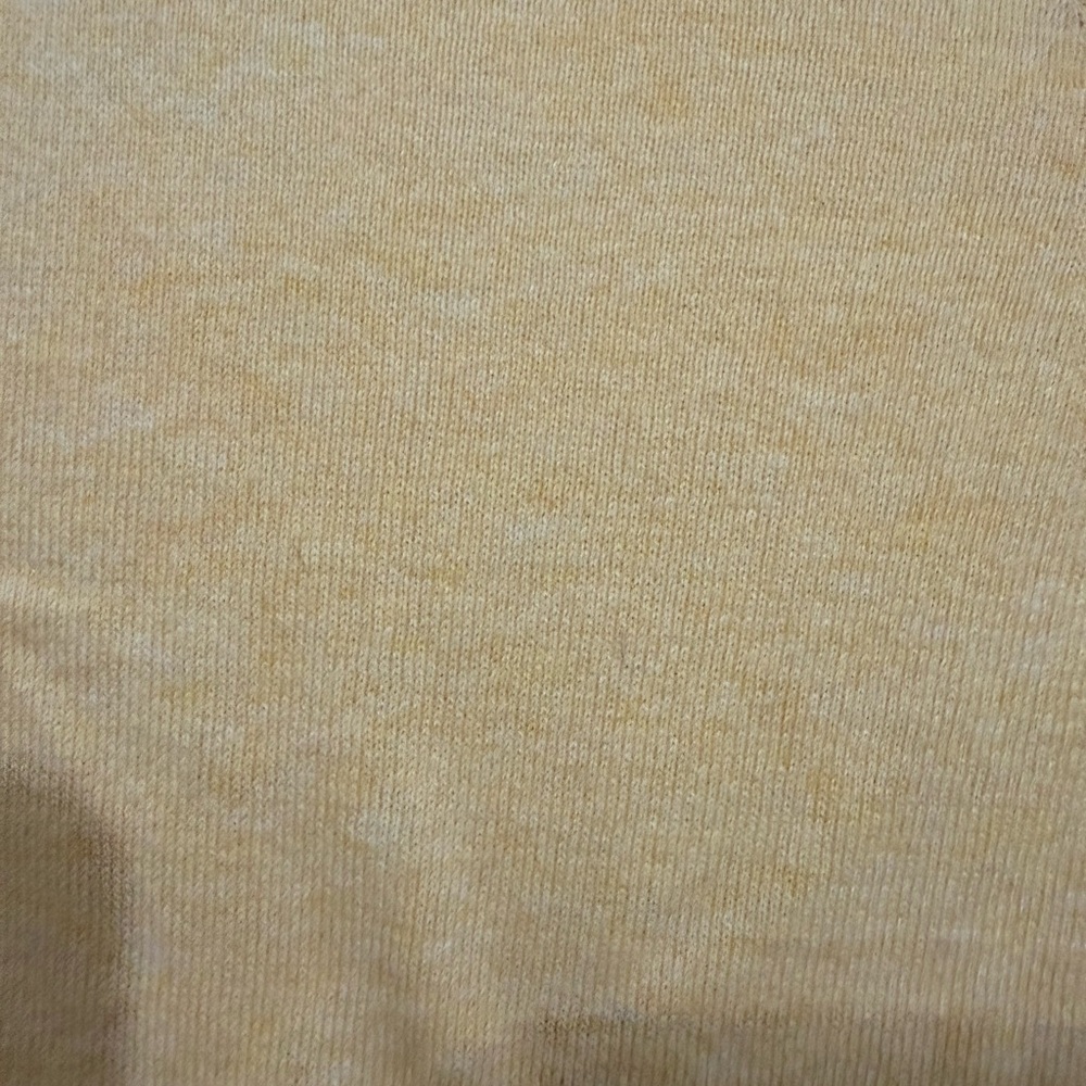 J.Crew Teddie Crewneck‎ Sweater XXL Yellow 100% Cotton Long Sleeve NWT - Picture 3 of 6